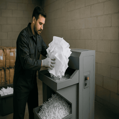 امحای اسناد محرمانه در تهران