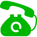 آیکون تلفن به منظور تماس برای خرید و فروش ضایعات کاغذ باطله و روزنامه باطله